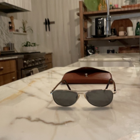 Ralph Lauren Aviators leather sides 51 14 140 - Picture 4 of 9